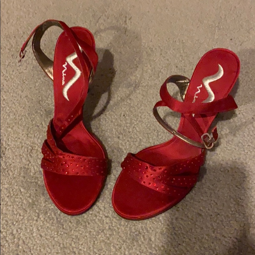 NW0T Red heels - Picture 1 of 3